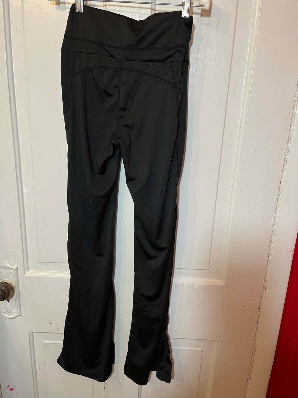 SHEIN Black Yoga Flare Leggings